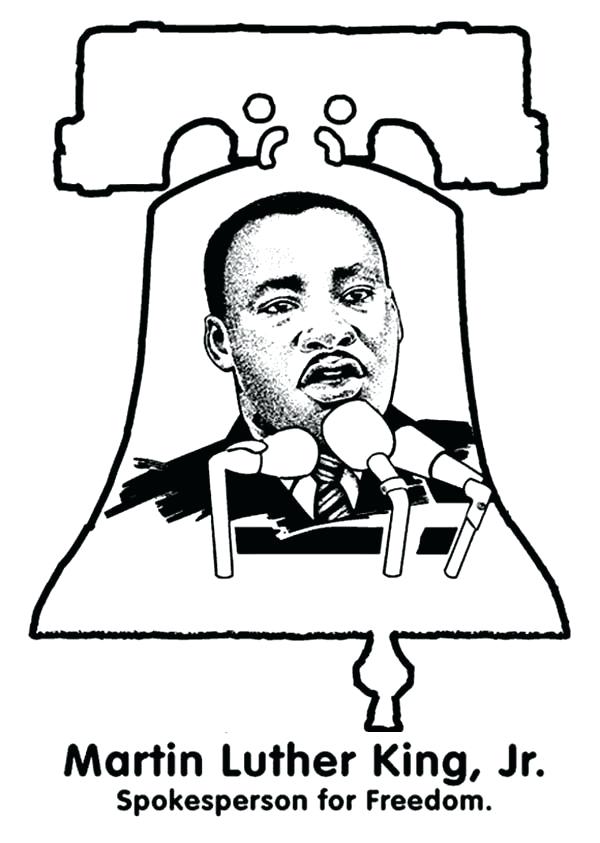 600x843 Martin Luther King Jr Day Coloring Page Martin King Jr Coloring