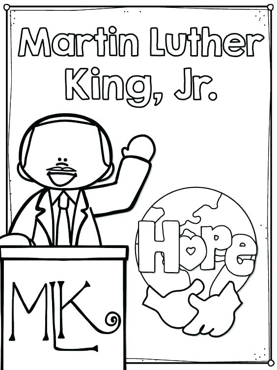 564x752 Coloring Page Martin King Martin King Coloring Page Mlk Coloring