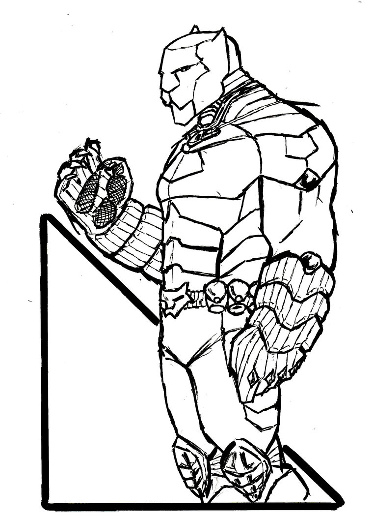 Marvel Black Panther Coloring Pages