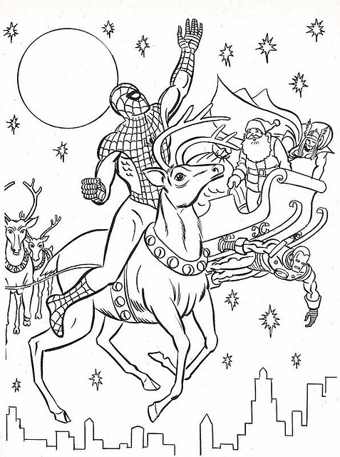 477x640 Marvel Superhero Coloring Pages