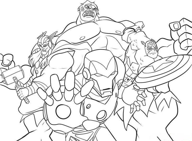 736x542 Free Printable Marvel Superhero Coloring Pages Super Hero Coloring