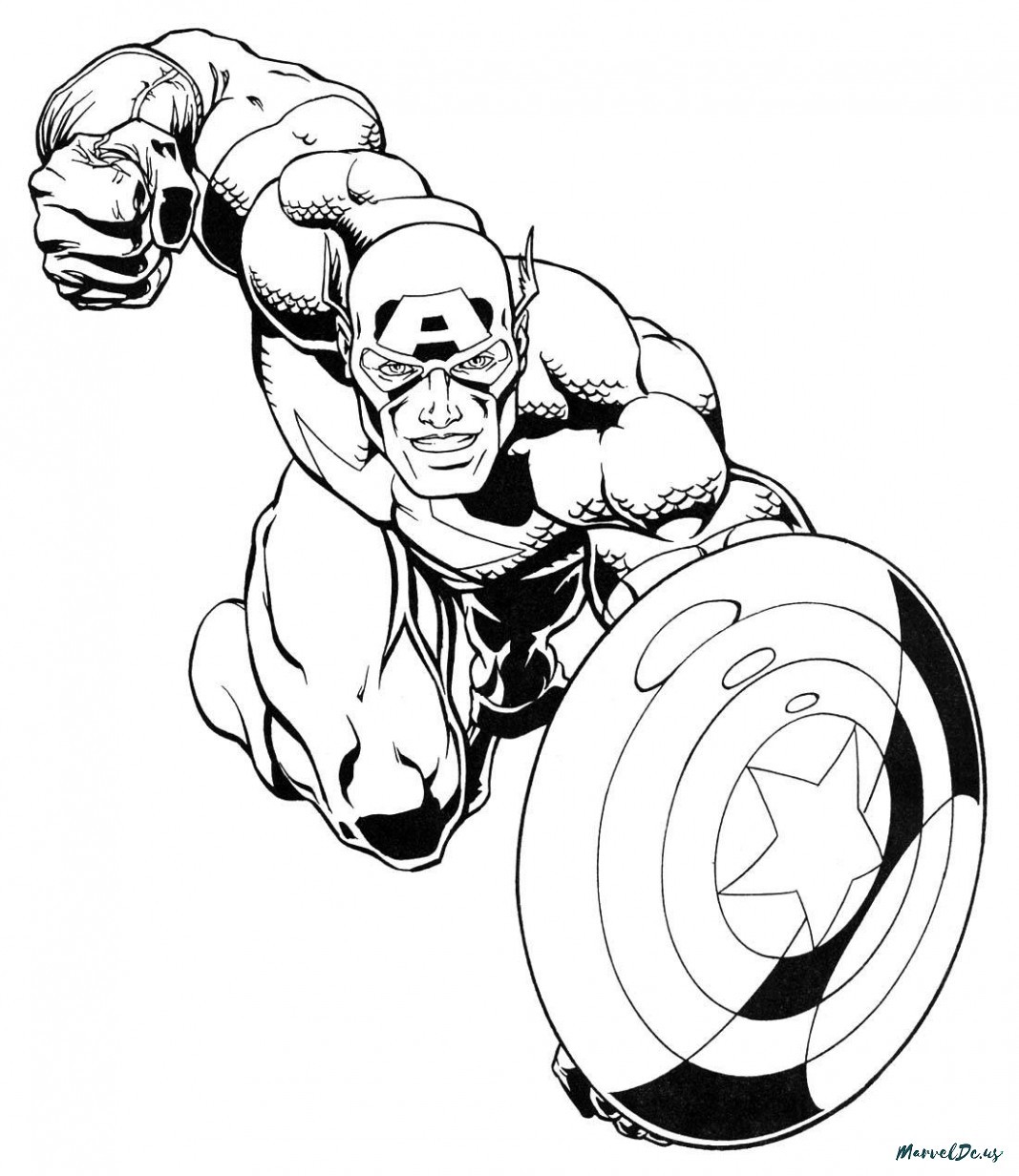 Marvel Coloring Pages For Adults