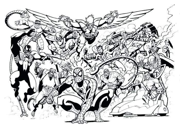 700x500 Marvel Super Heroes Superheroes Printable Coloring Pages Drawing