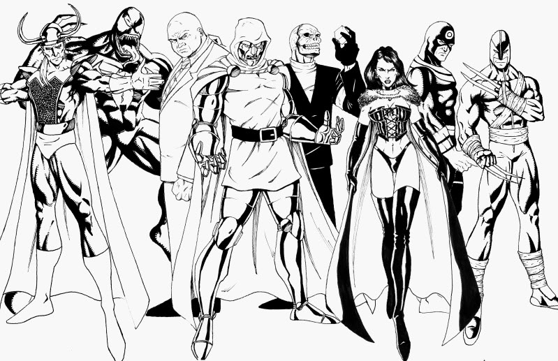 799x517 Marvel Coloring Pages For Adults Pict 43697