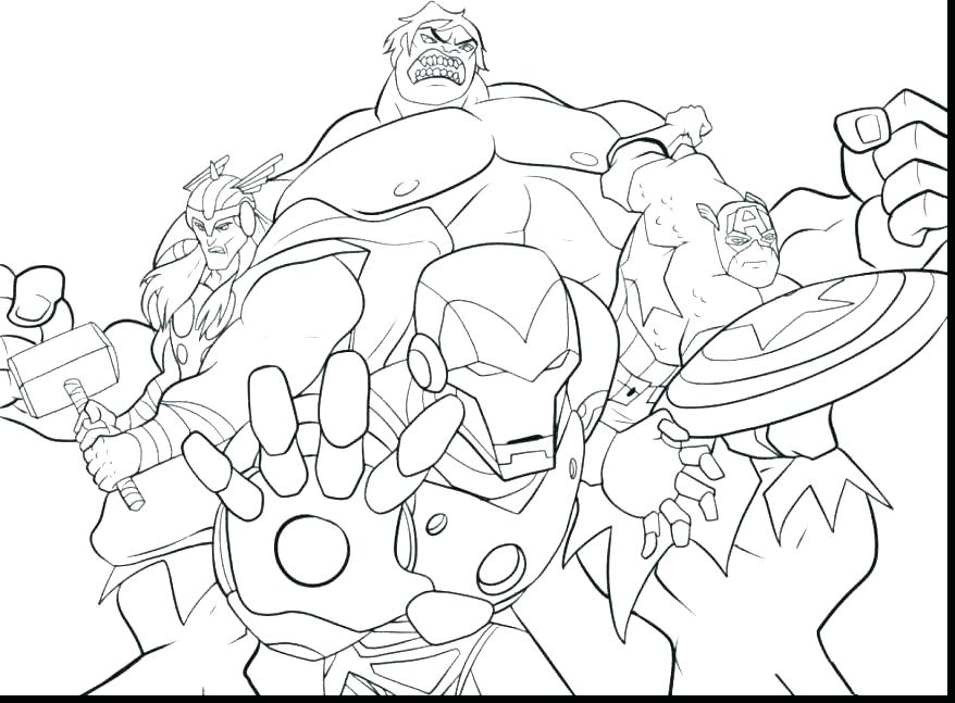 878x647 Marvel Coloring Page Avenger Coloring Page Avengers Coloring Free