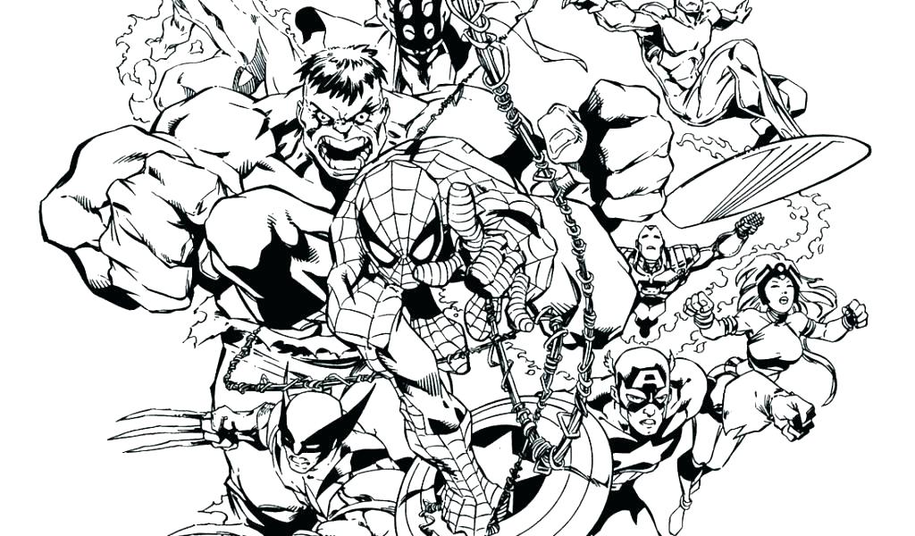 1024x600 Superhero Coloring Book Plus Captain Marvel Superheroes Coloring