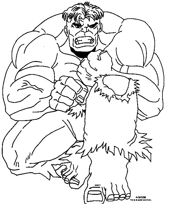Marvel Comic Book Coloring Pages