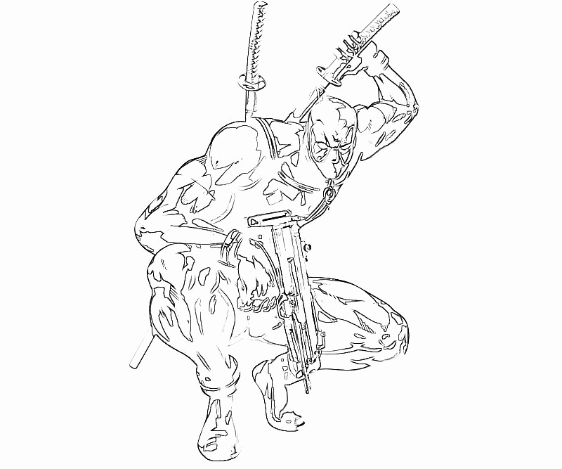 800x667 Marvel Deadpool Print Coloring Pages Ohmygirl.us