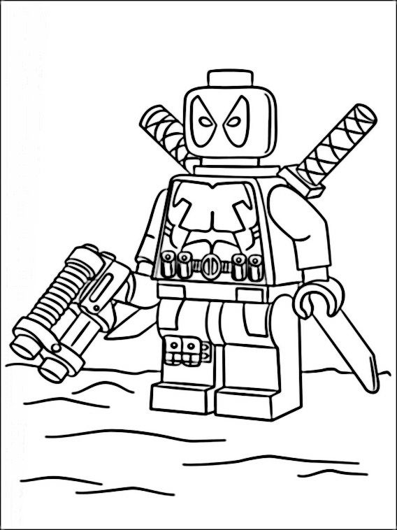 568x758 Lego Marvel Heroes Coloring Pages 4 Lian Speech