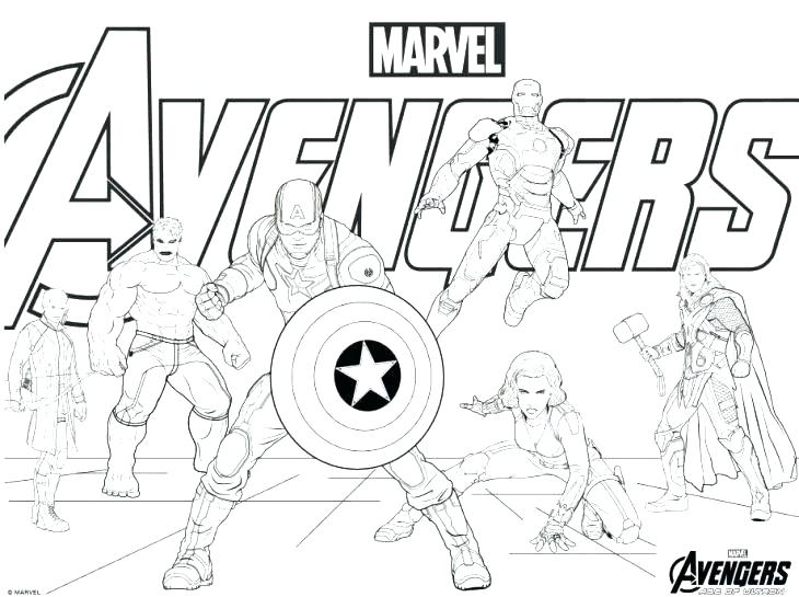 730x545 Marvel Colouring Pages To Print The Amazing Avengers Picture