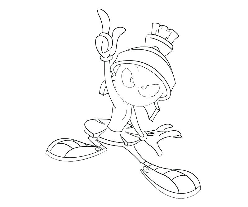 800x667 Inspiring Marvin Martian Coloring Pages How To Draw