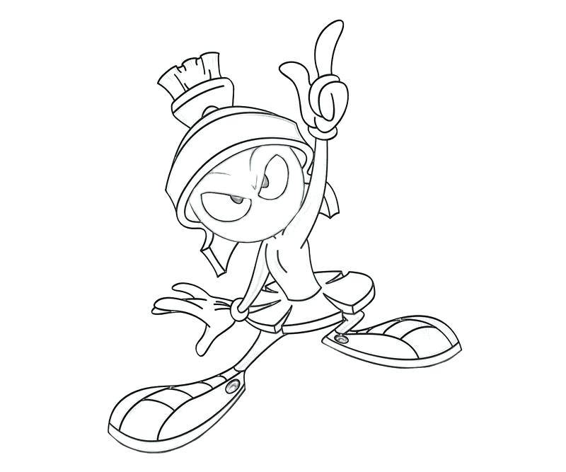 800x667 Marvin The Martian Coloring Pages 1 Place For Coloring For Kids