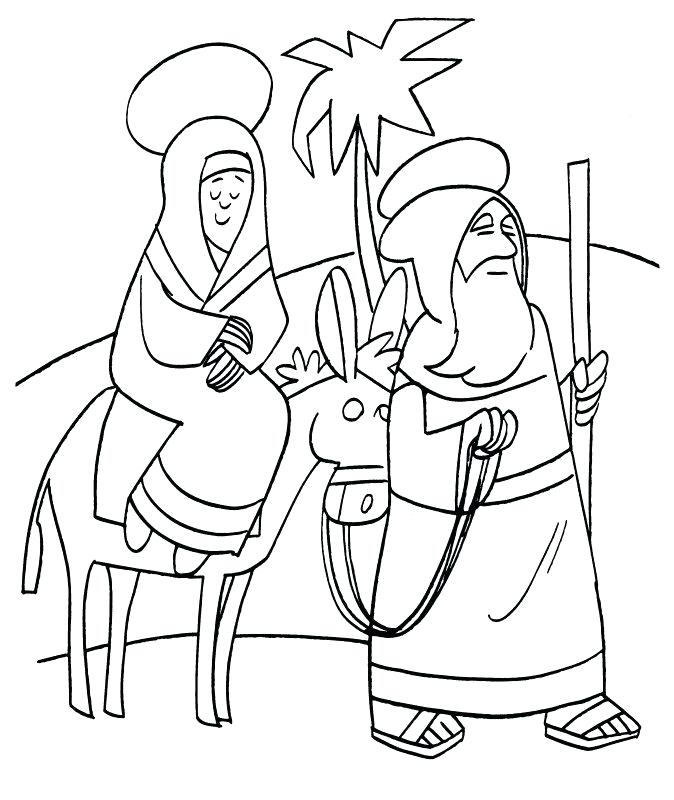 674x800 Mary Visits Elizabeth Coloring Page S Journey To Visit Her Cousin
