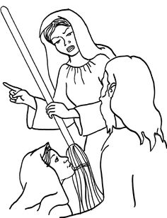 236x308 Jesus With Mary And Martha Color Page Sunday School