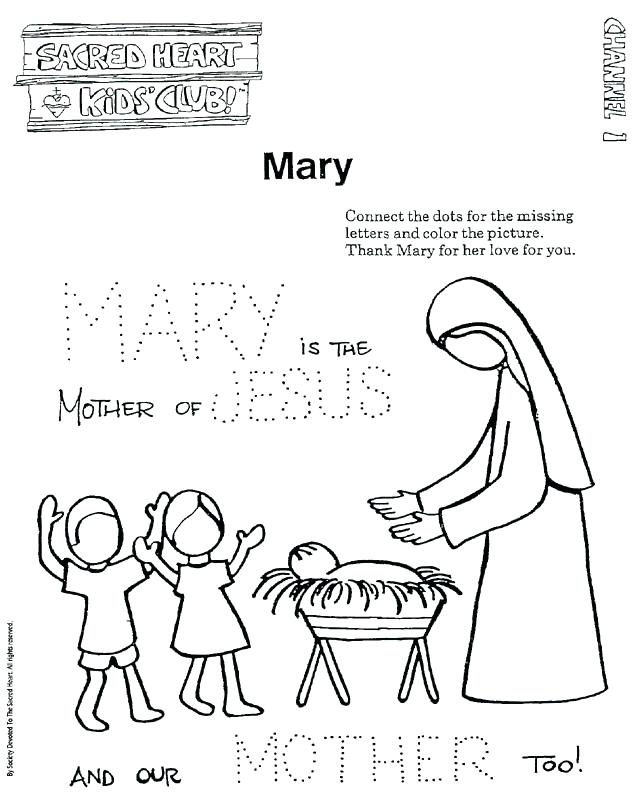 638x800 Mary Mother Of Jesus Coloring Pages Mother Of Coloring Page Image