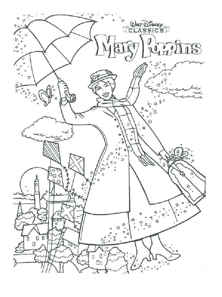 750x1000 Mary Poppins Coloring Pages Coloring Pages 3 Mary Poppins Coloring