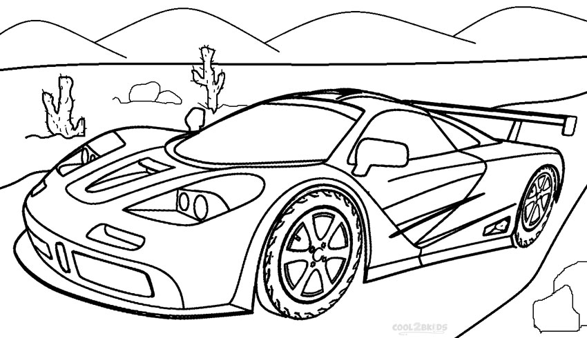 850x490 Bugatti Coloring Pages