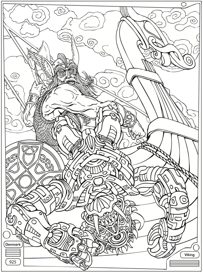 650x871 Monster Mash Up Aliens Meet Their Match Dover Publications