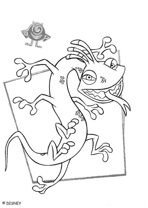 607x850 Monsters, Inc. Coloring Pages