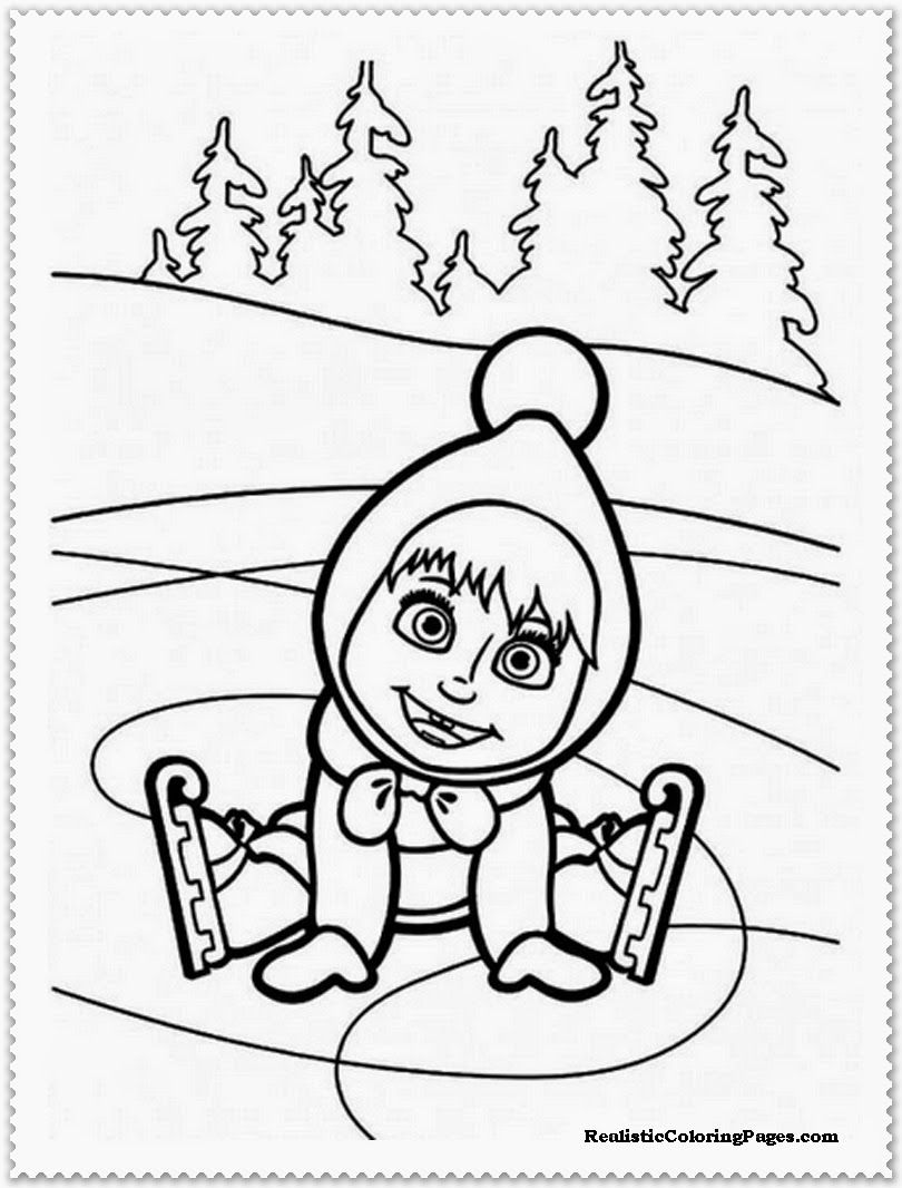 810x1066 Masha Coloring Page Life Hacks