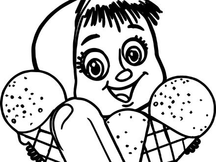 Masha Coloring Pages
