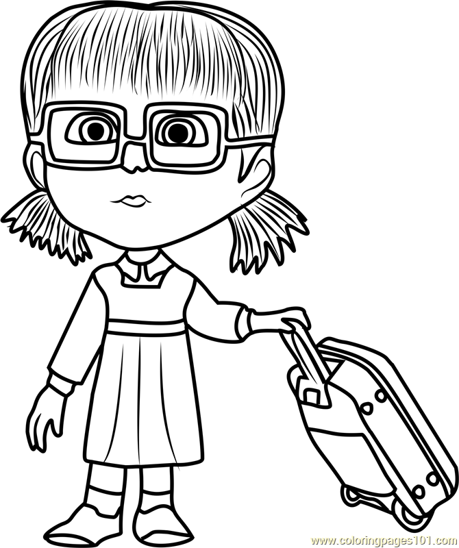 670x800 Dasha Coloring Page