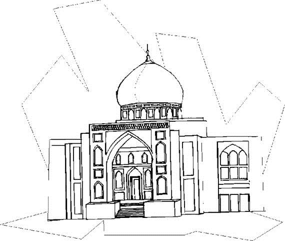 570x481 Eid Coloring Page For Kids