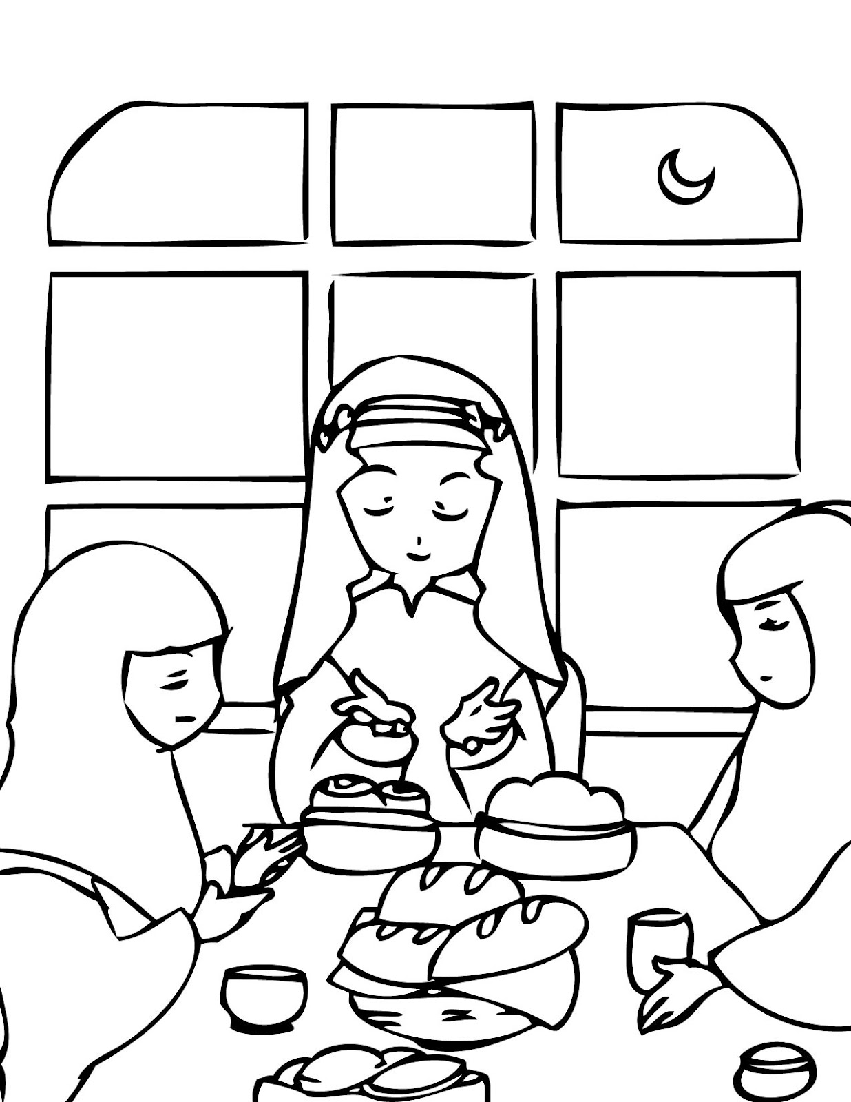1236x1600 Let S Go To The Masjid! Coloring Page Islamic Comics And Ramadan