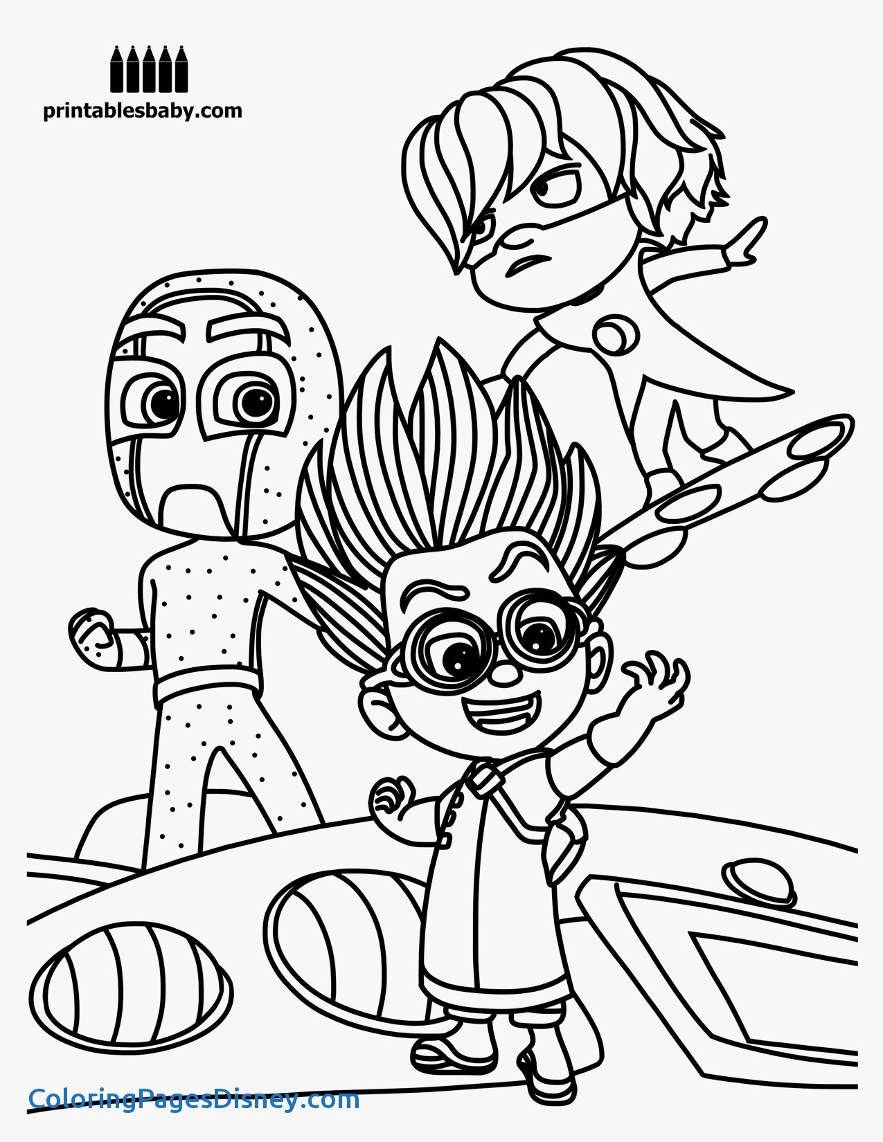 1275x1650 Pj Masks Coloring Pages Lovely Best Coloring Pages