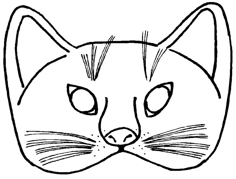 800x606 Mask Coloring Pages Fancy Mask Coloring Pages