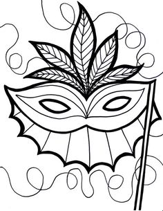 236x305 Masks Coloring Pages 9 Online Printable Masks Templates To Color