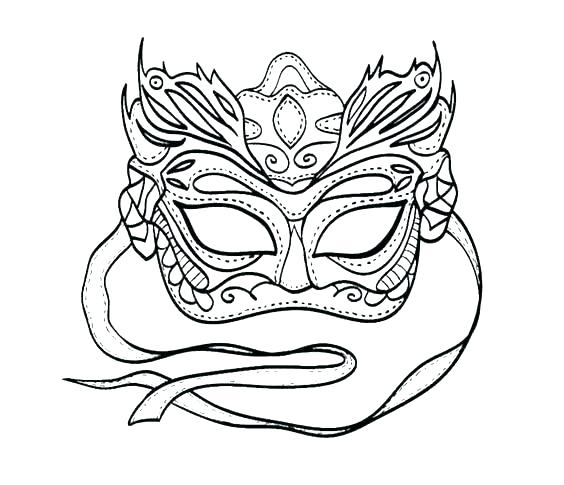 564x485 Masquerade Mask Coloring Pages Mask Coloring Page Mask Coloring