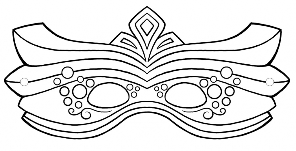 1024x523 Masquerade Masks Coloring Pages And Pictures To Colour