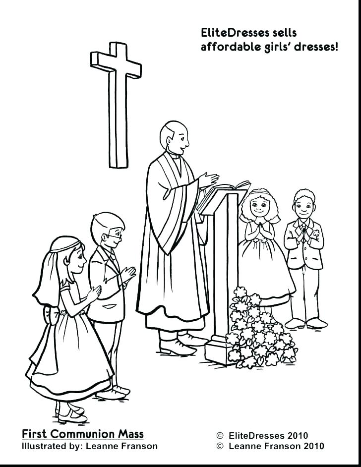728x942 Free Catholic Coloring Pages Free Catholic Mass Coloring Pages