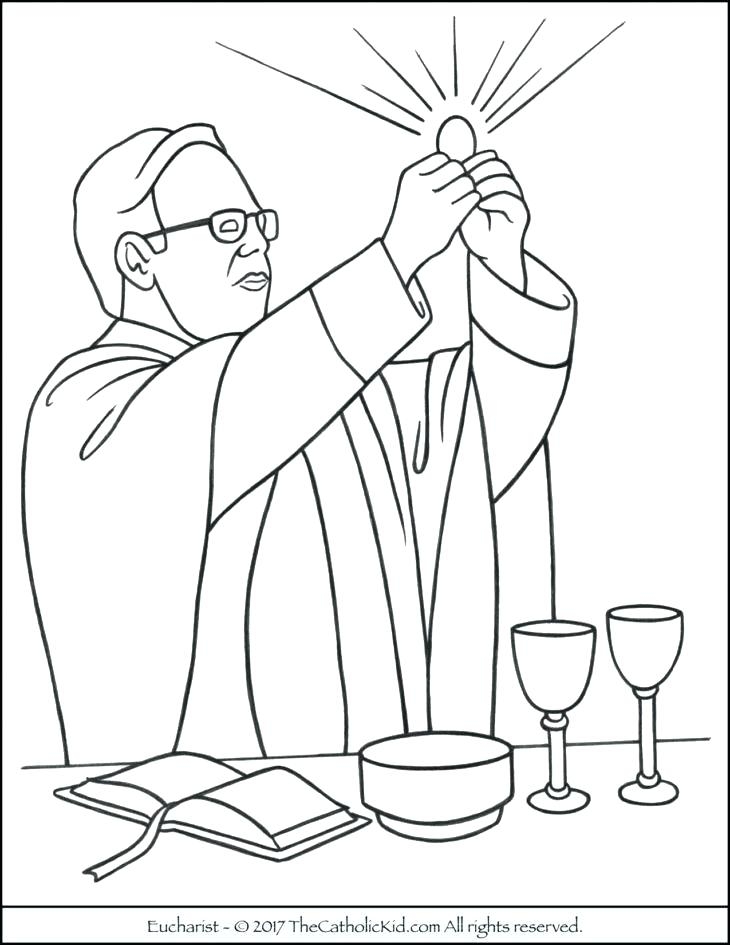 730x945 Mass Coloring Pages Catholic Mass Coloring Pages Growerland