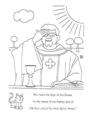 384x488 Catholic Coloring Pages Catholic Mass Coloring Pages Mass Coloring