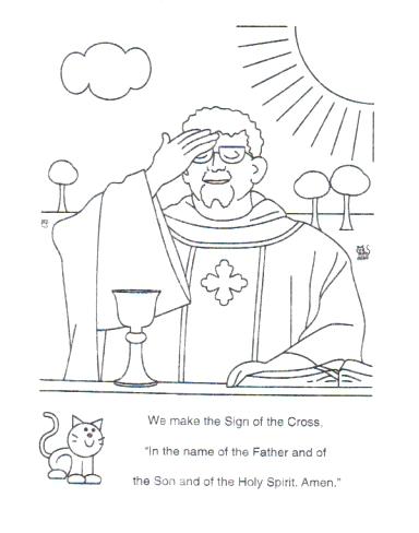384x488 Parts Of The Mass Coloring Pages Catholic Mass Coloring Pages