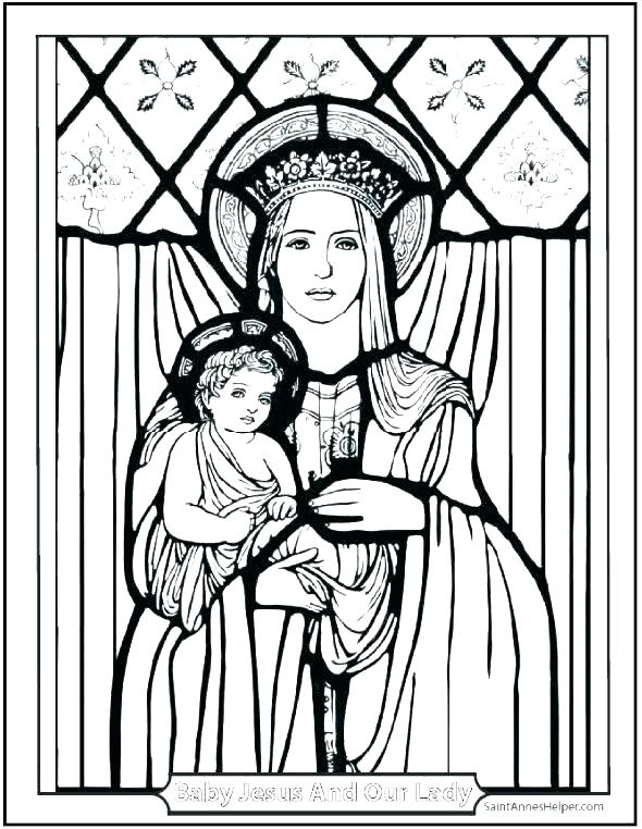 590x762 Catholic Coloring Pages Our Lady Of Coloring Page Best Of Catholic