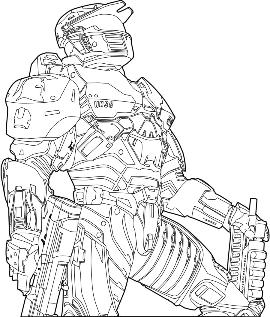900x1056 Halo Coloring Pages Halo Master Chief Coloring Pages Cool Halo
