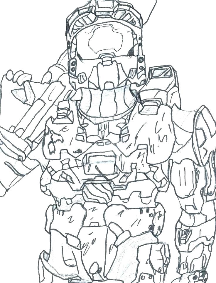 736x962 Master Chief Coloring Pages Master Chief Coloring Page Halo Master