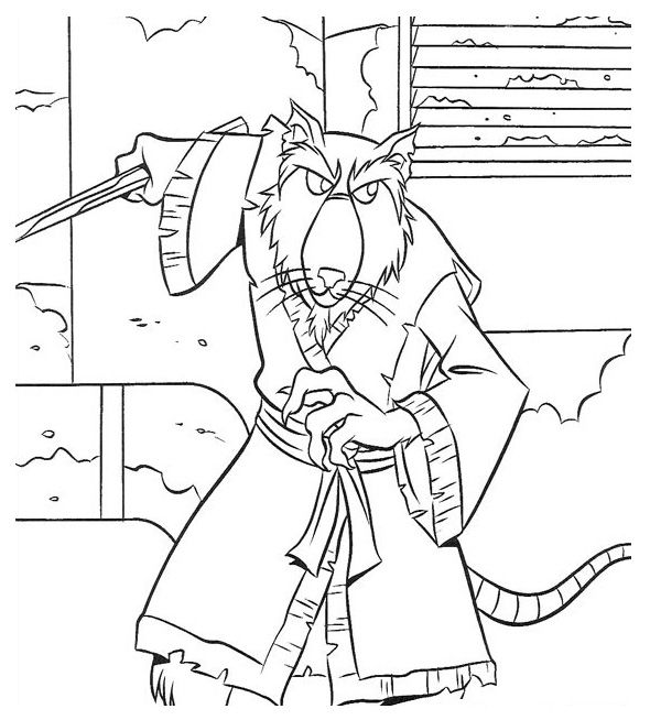 590x654 Ninja Turtles Coloring Pages Free Printable Coloring Pages