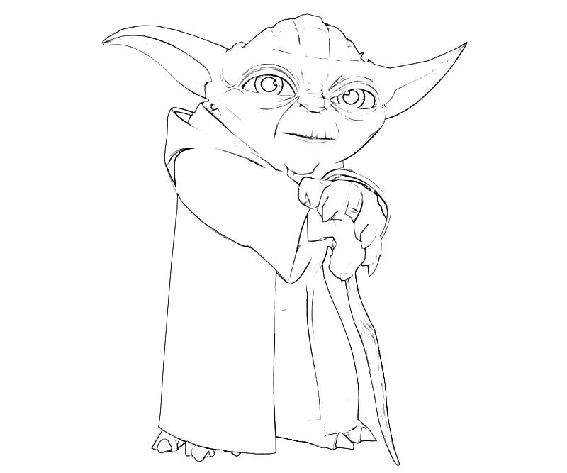 800x667 Coloring Yoda Coloring Pages Star Wars Master. Yoda Coloring Pages