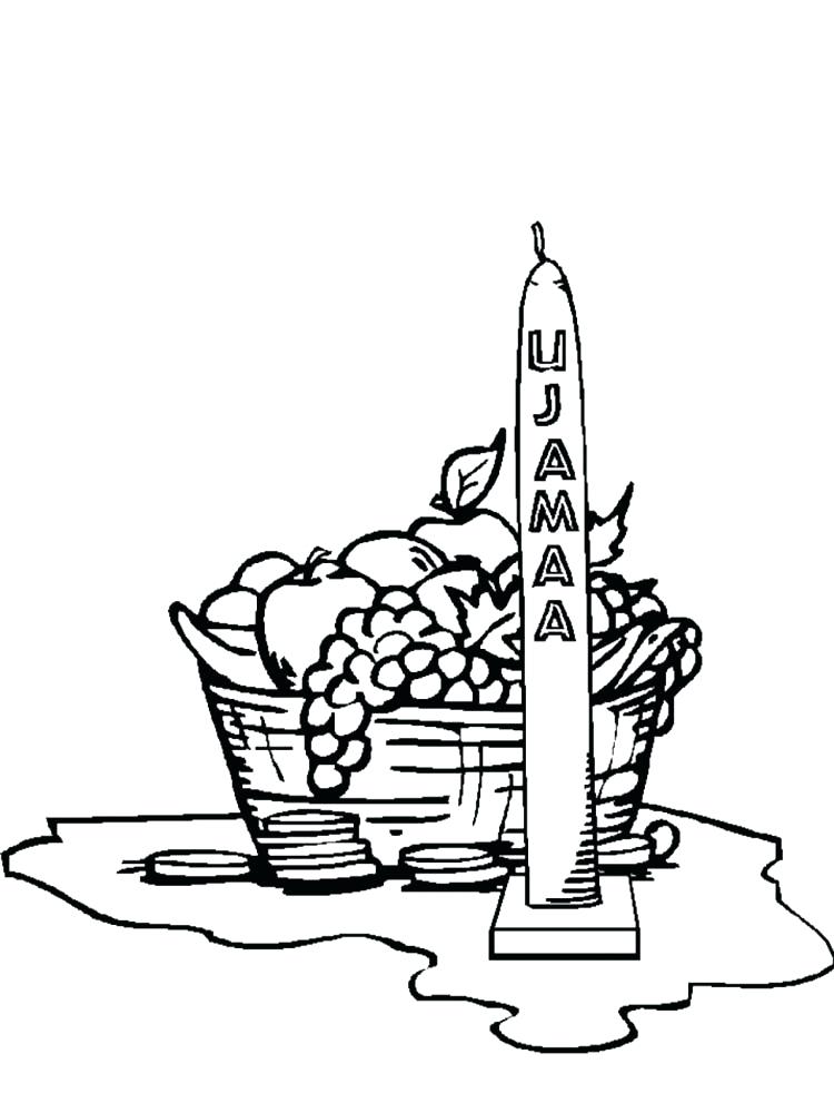 750x1000 Kwanzaa Coloring Page Picture Happy Coloring Page Kwanzaa Mat