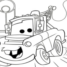 268x268 Coloring In Cars Coloring Pages From The 2 Disney Movies Coloring
