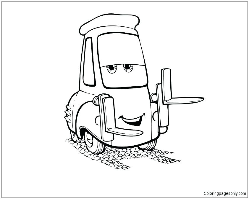 842x671 Mater Cars Coloring Pages Mater Cars Coloring Pages The Tow Mater