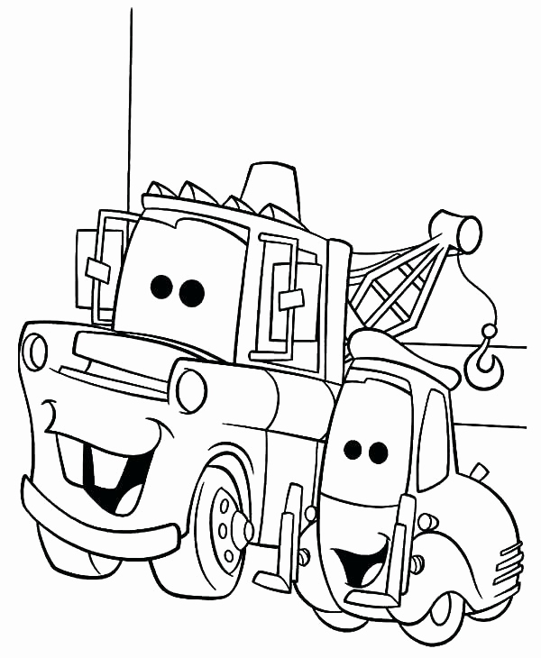 600x730 Mater Coloring Pages Stock Inspirational Mater Cars Coloring Pages