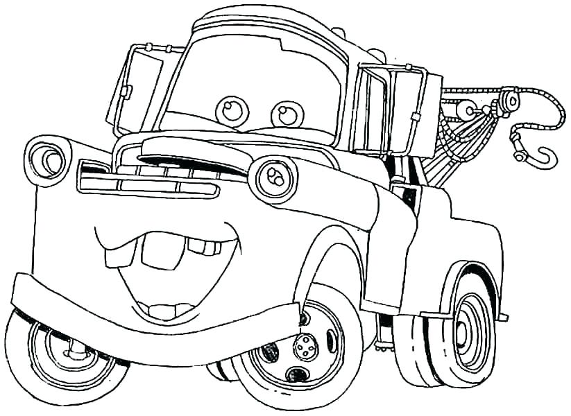 823x600 Mater Coloring Page Mater Coloring Pages Free To Print For Books