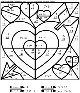 274x320 First Grade Valentine Math Worksheets