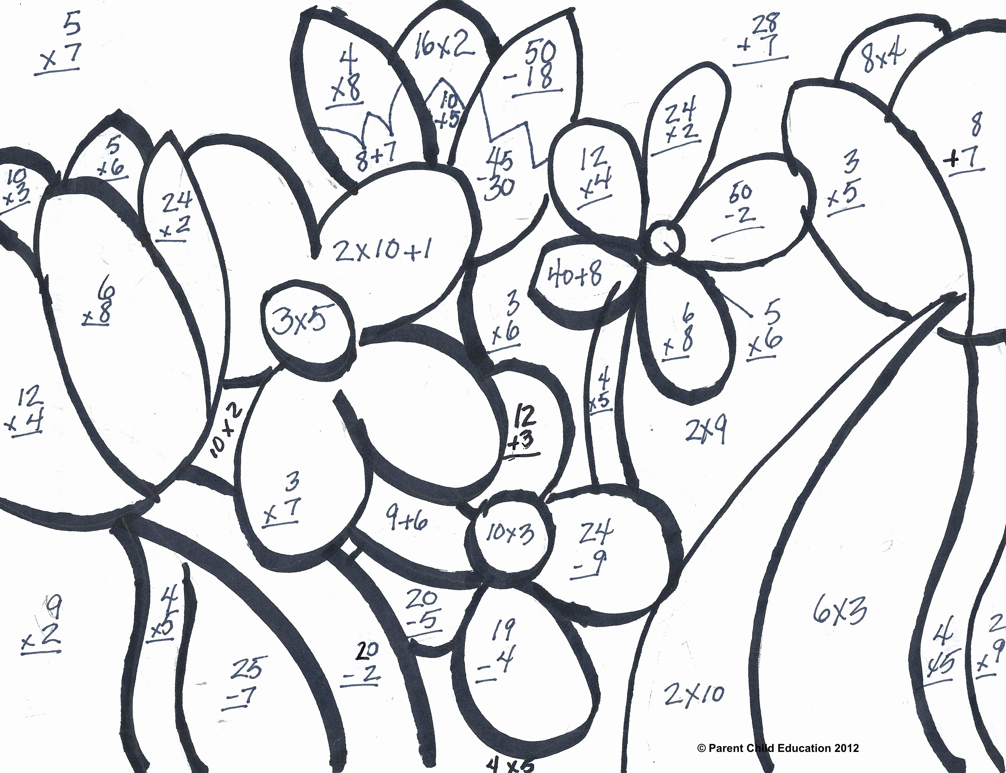 3248x2496 Revealing Turkey Math Coloring Pages Roll A Di