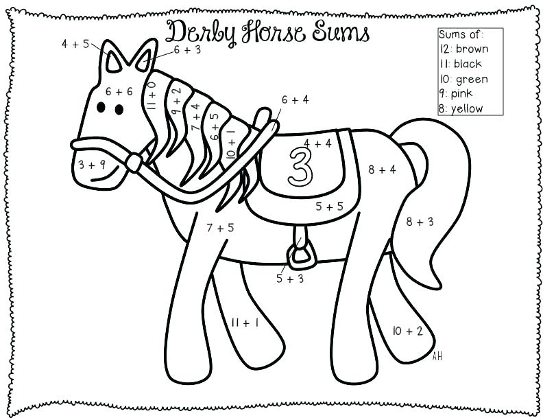 792x612 Maths Facts Colouring Pages Tiger Maths Facts Colouring Page Math